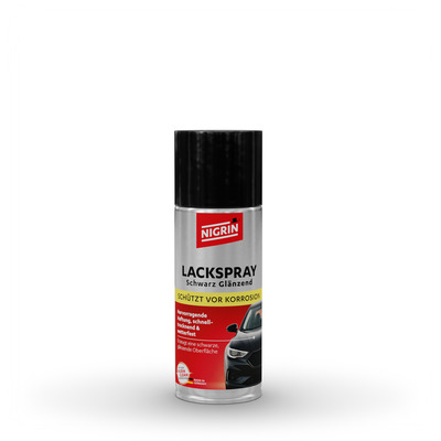 Lackspray schwarz glänzend 400 ml
