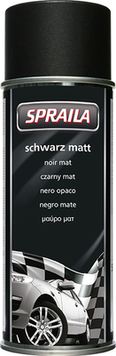 Spraila Lackspray Schwarz Matt 400ml