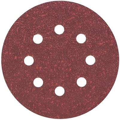Schleifblatt-Set Expert for Wood, 8 Löcher, 5-teilig, 125 mm, 80