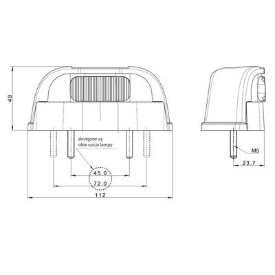 LED Kennzeichenleuchte