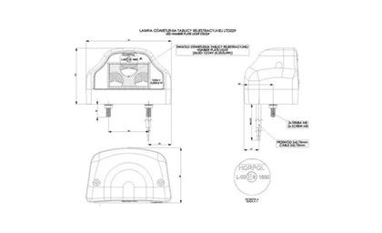 LED Kennzeichenleuchte