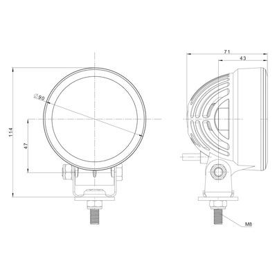 LED Arbeitsscheinwerfer