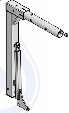 Stützbein A2 teleskopierbar