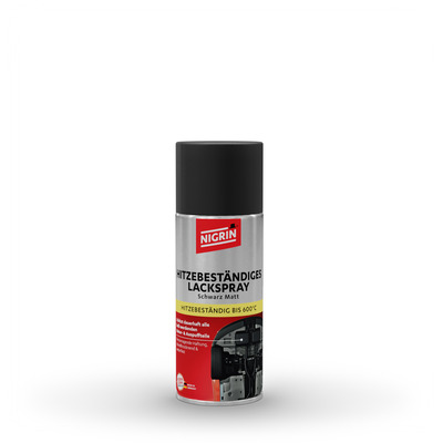 Hitzebeständiges Lackspray schwarz matt 400 ml