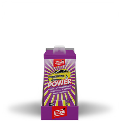 POWER Kunststoffpflegetücher Violet Chill Out 20 Stk.