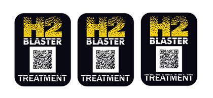 Wartungsaufkleber H2 Blaster