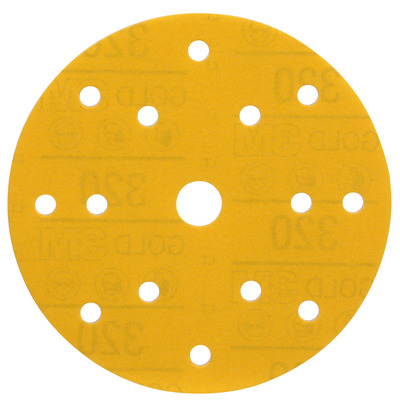 Soft Gold Schleifscheiben Klett Gelocht