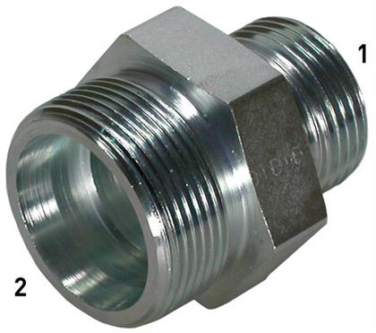 Gerader Adapter metrisch/zöllig