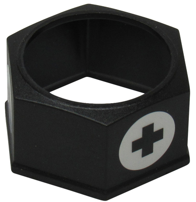 Kennzeichnungskappe Schwarz +