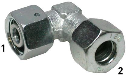 Winkelverschraubung einstellbar