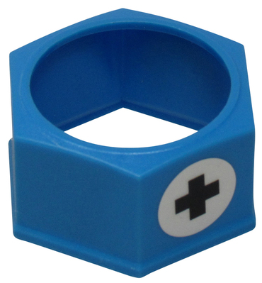 Kennzeichnungskappe Blau +