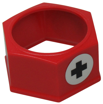 Kennzeichnungskappe Rot +