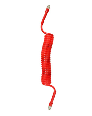 Wendelflexschlauch rot