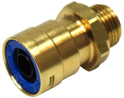 Steckverbinder gerade für PA- / Metallrohr