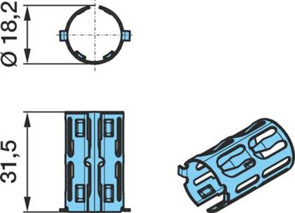 Buchse für Abs-Sensor