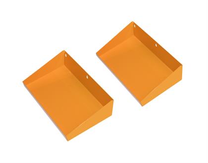 Ablage für Lochwand, 2/Pack, Trolley