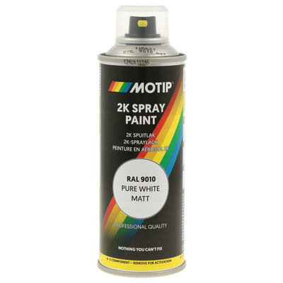 2K Sprühfarbe RAL 9010 matt 200ml