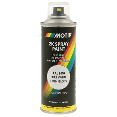 2K Sprühfarbe RAL 9010 glänzend 200ml