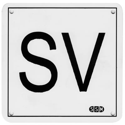 SSM Sicherheitsventil-Kennzeichen