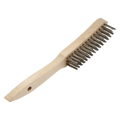Handdrahtbürste SHBG Stahl 3-reihig gerade 295 mm
