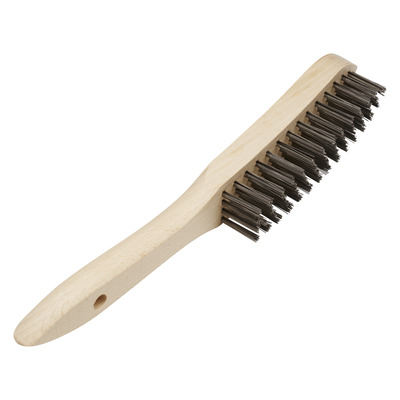 Handdrahtbürste SHBG Stahl 4-reihig gerade 295 mm