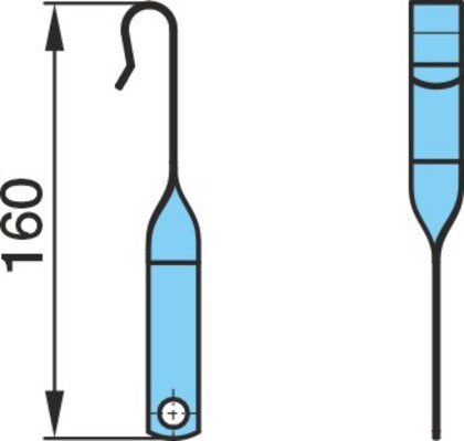 Haken Kurbel Stuetzvorrichtung