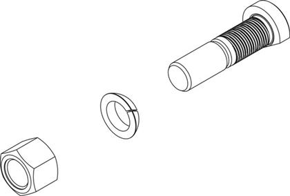 Radbolzenteilegruppe M18X1,5X57