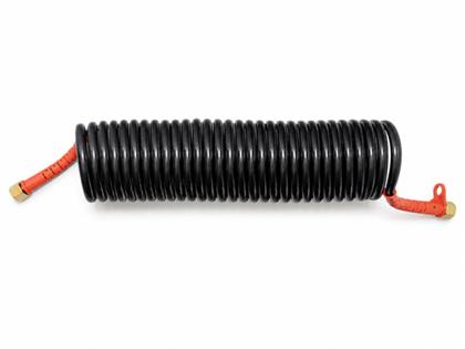 Wendelflex 4 Mtr. schwarz/rot